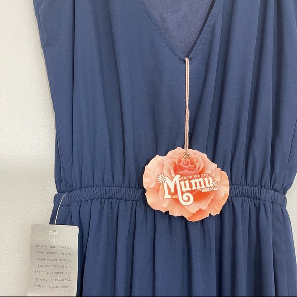 # Show Me Your MuMu Kendall Soft V Back A Line Dress - Picture 10 of 11